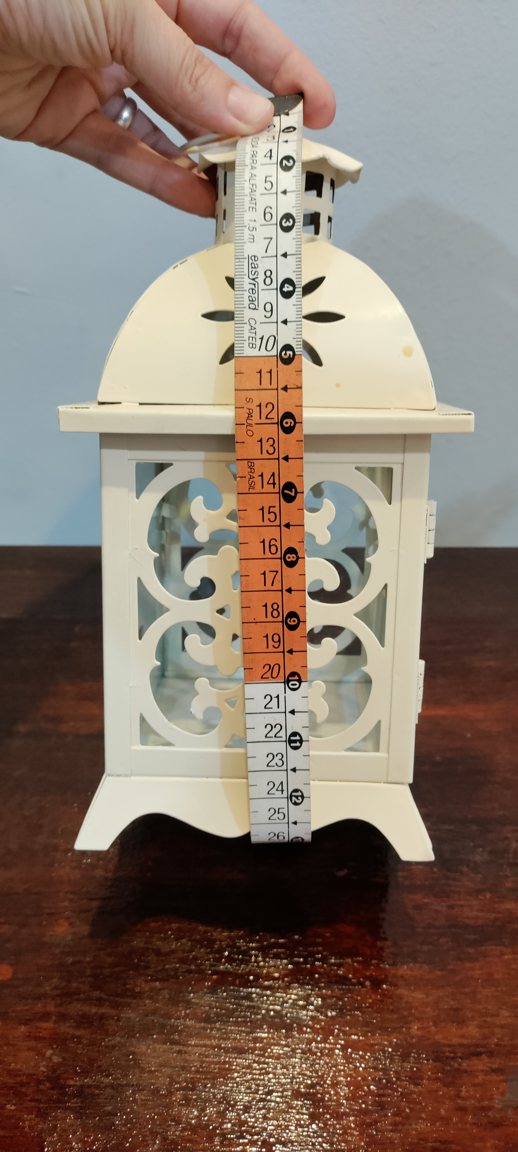 Lanterna Vintage em metal 