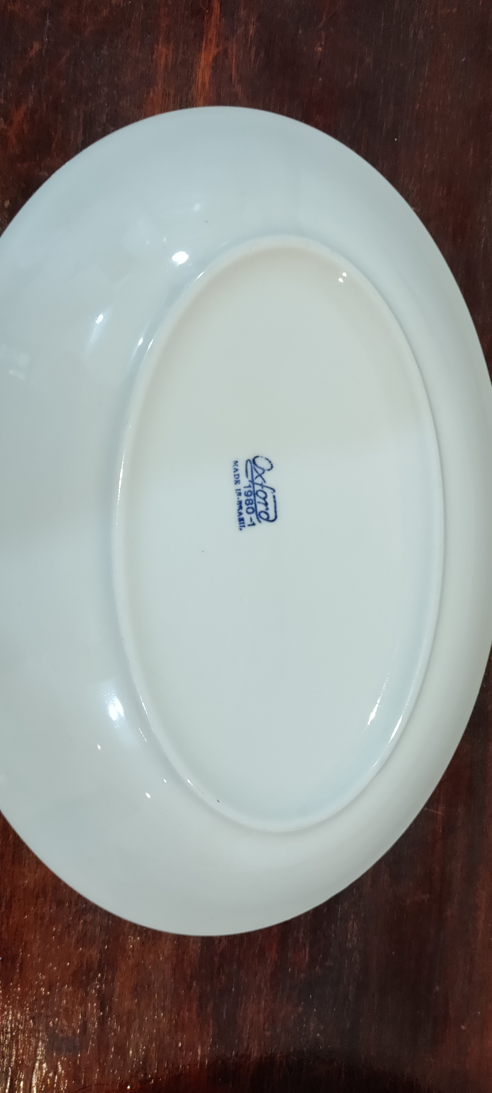 2 travessas de porcelana oxford