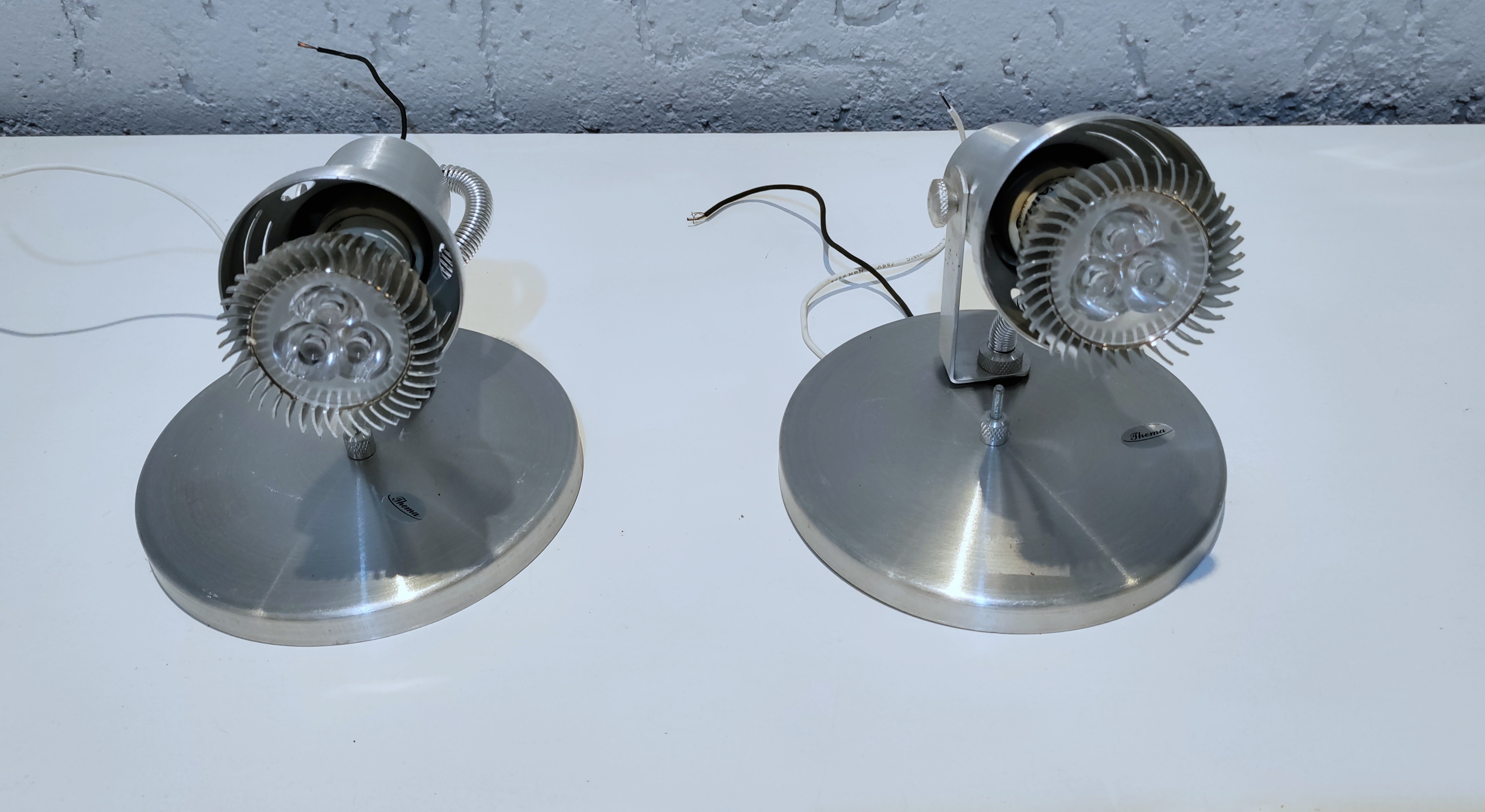 Par de arandelas de banheiro 